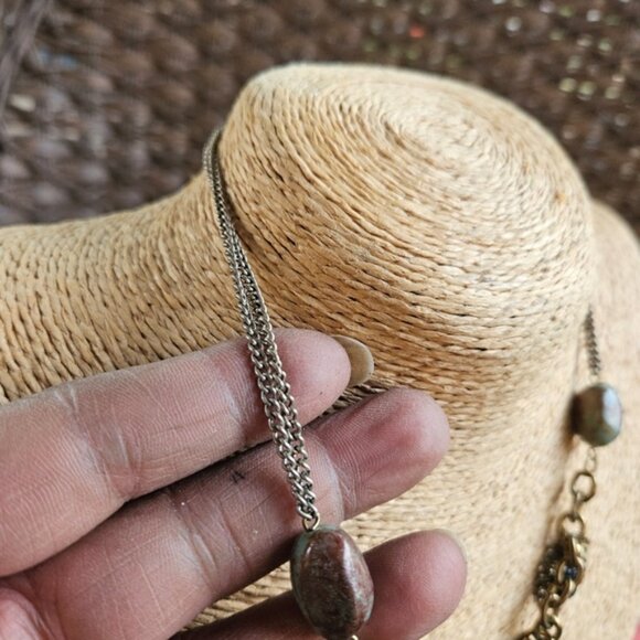 Southwesternstyle Chunky Folk Art Necklace - Picture 3 of 5